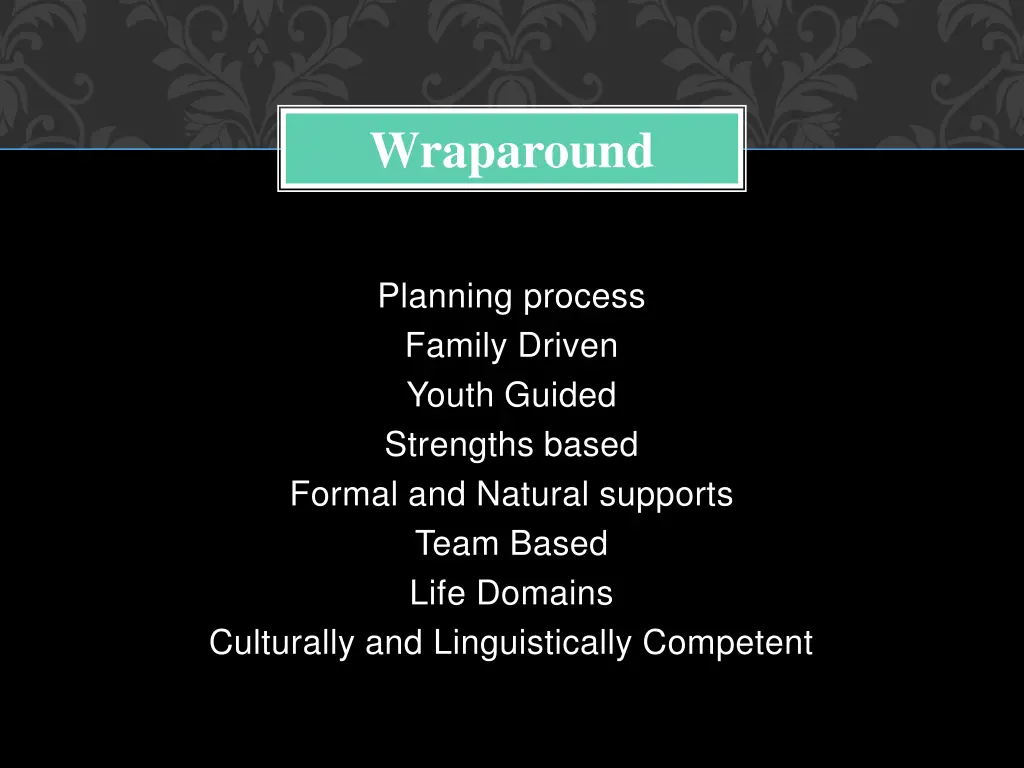 wraparound