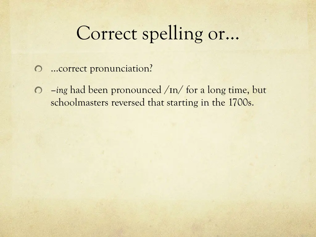 correct spelling or