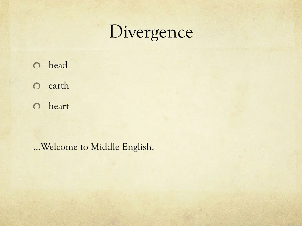 divergence