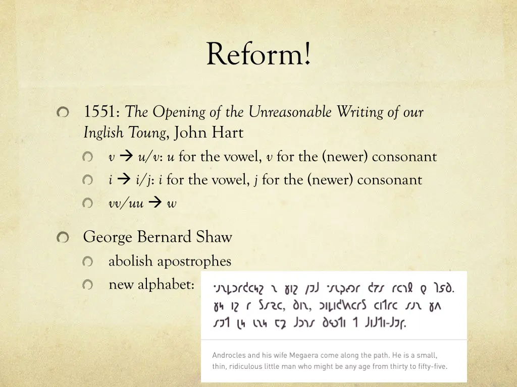 reform