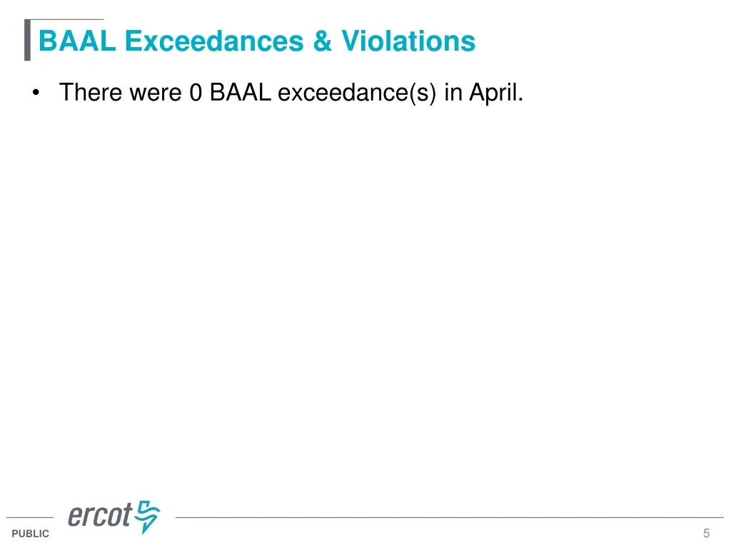 baal exceedances violations