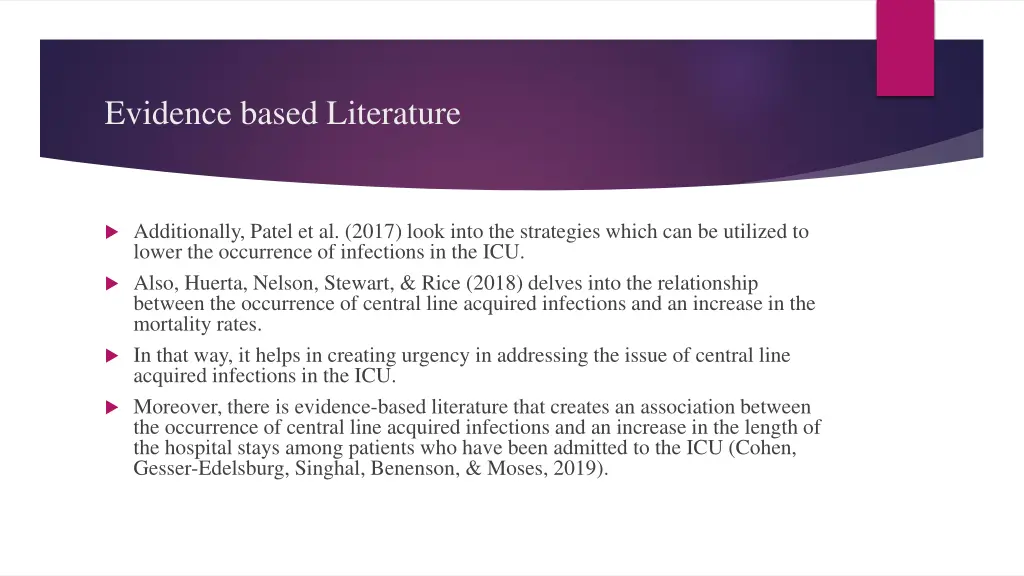 evidence based literature 1