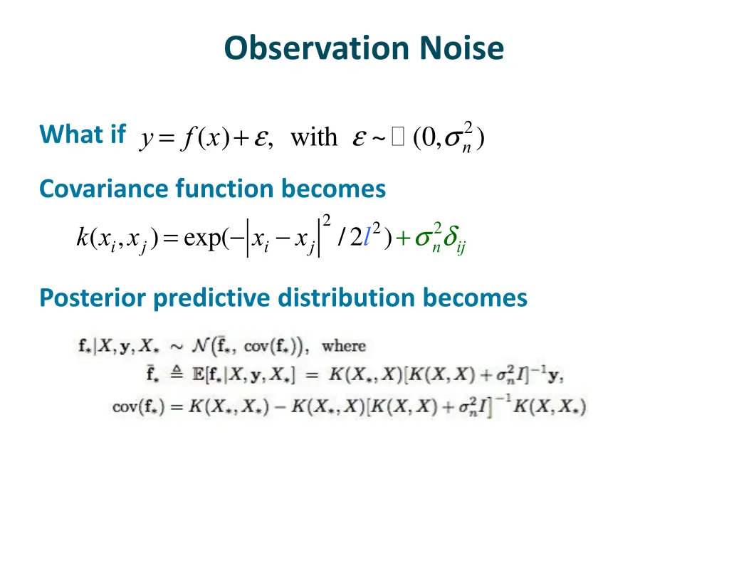 observation noise