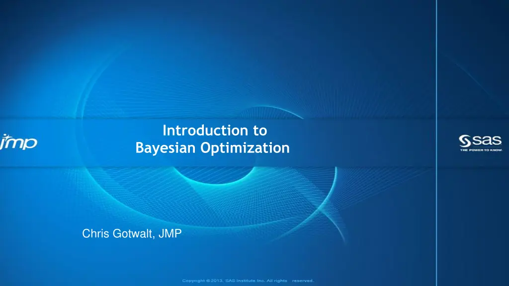 introduction to bayesian optimization
