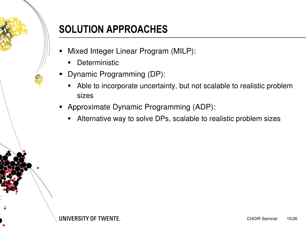 solution approaches