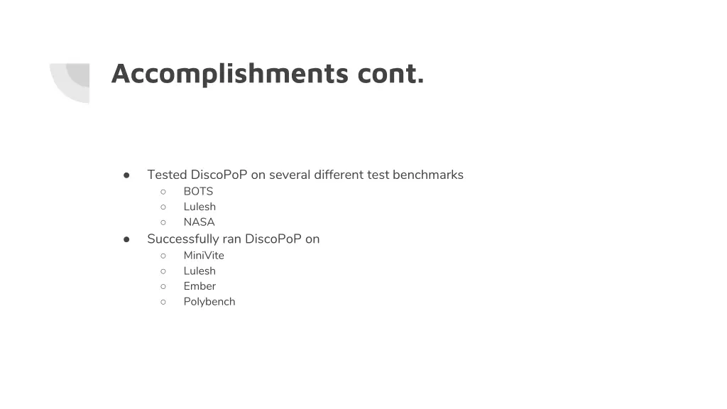 accomplishments cont