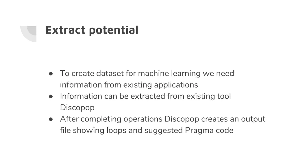extract potential