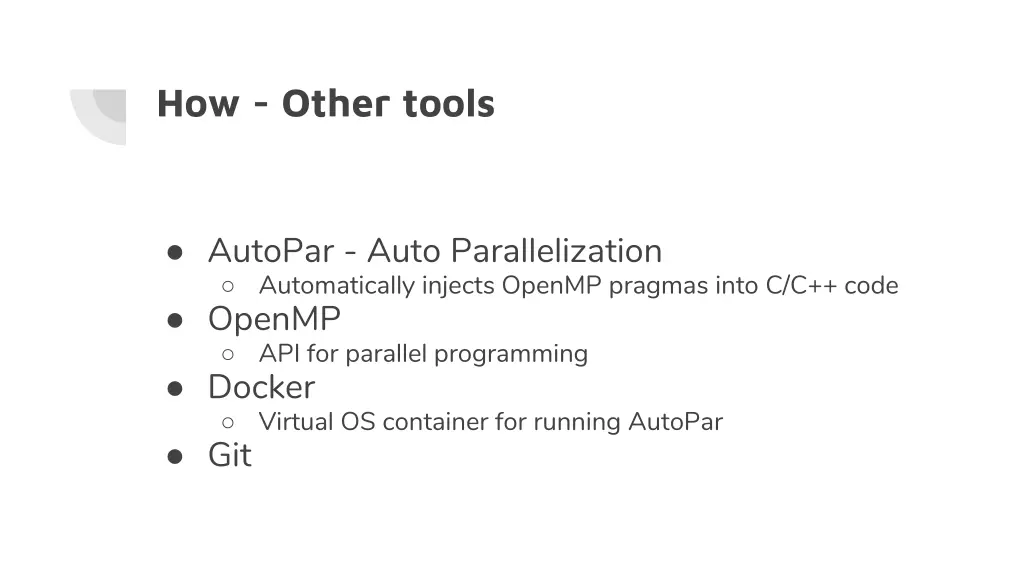 how other tools