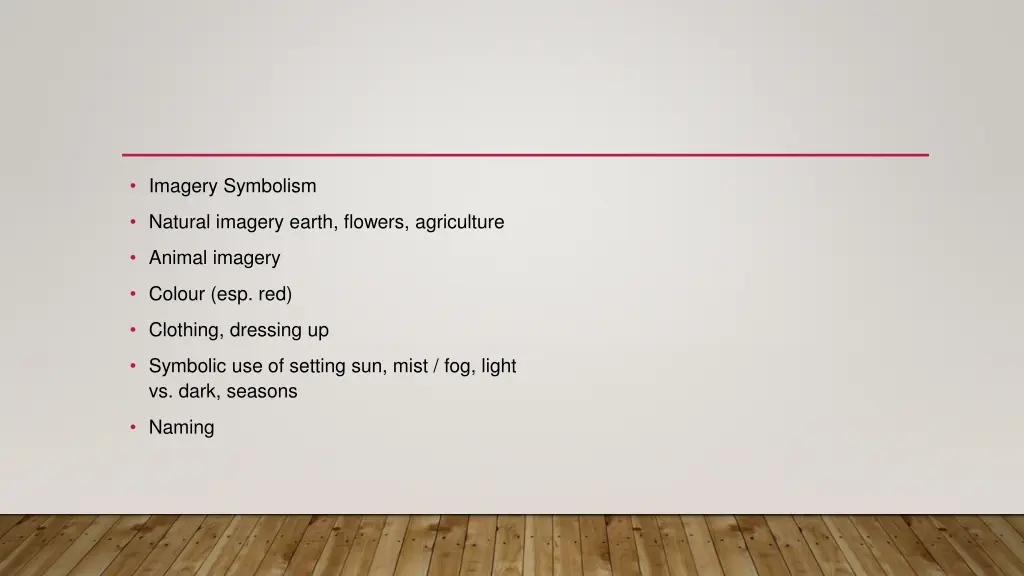 imagery symbolism