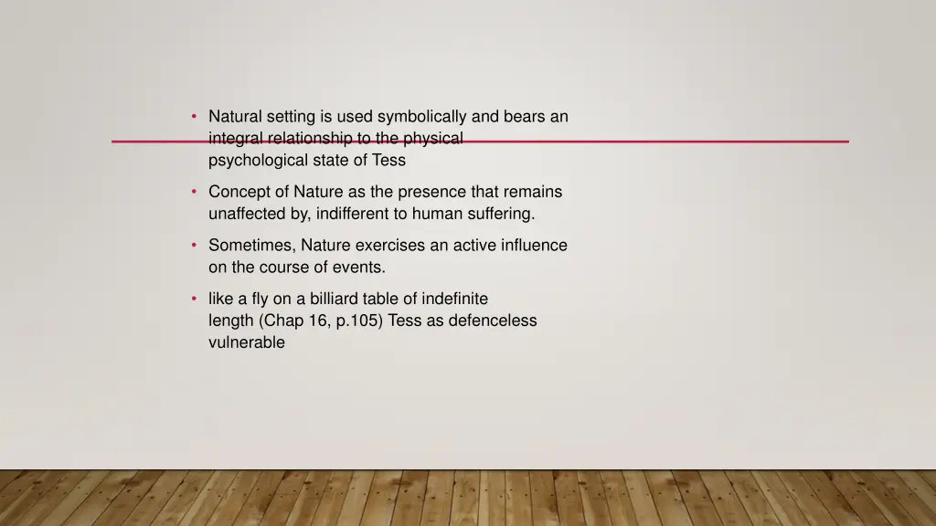 natural setting is used symbolically and bears