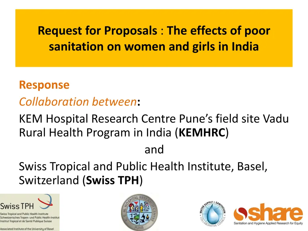 request for proposals the effects of poor