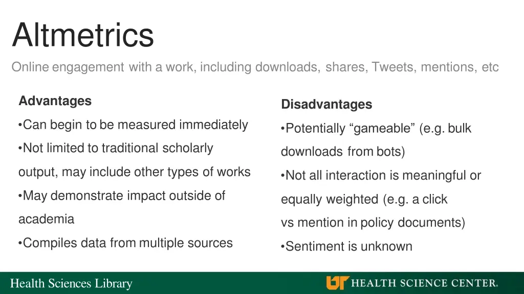 altmetrics online engagement with a work