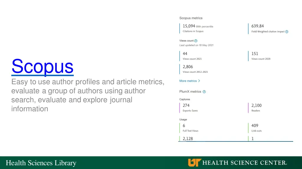 scopus easy to use author profiles and article