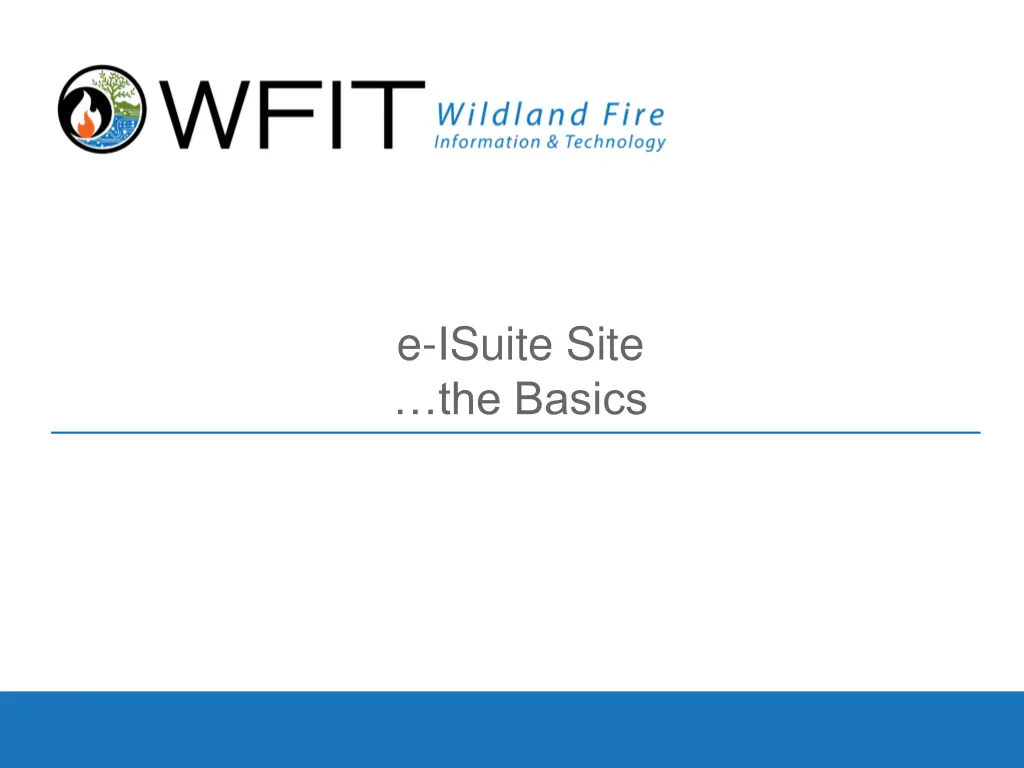 e isuite site the basics