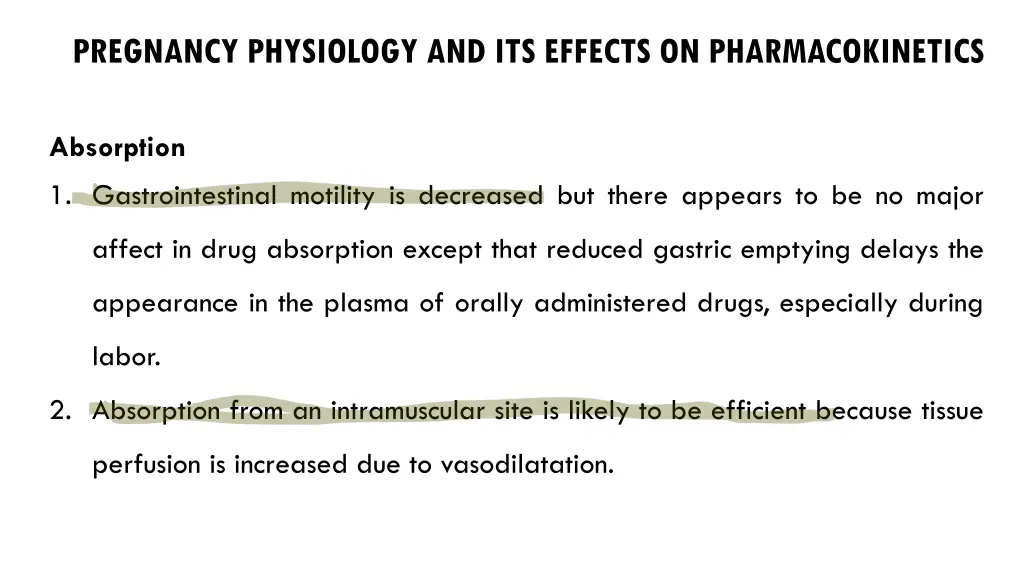 pregnancy physiology and its effects