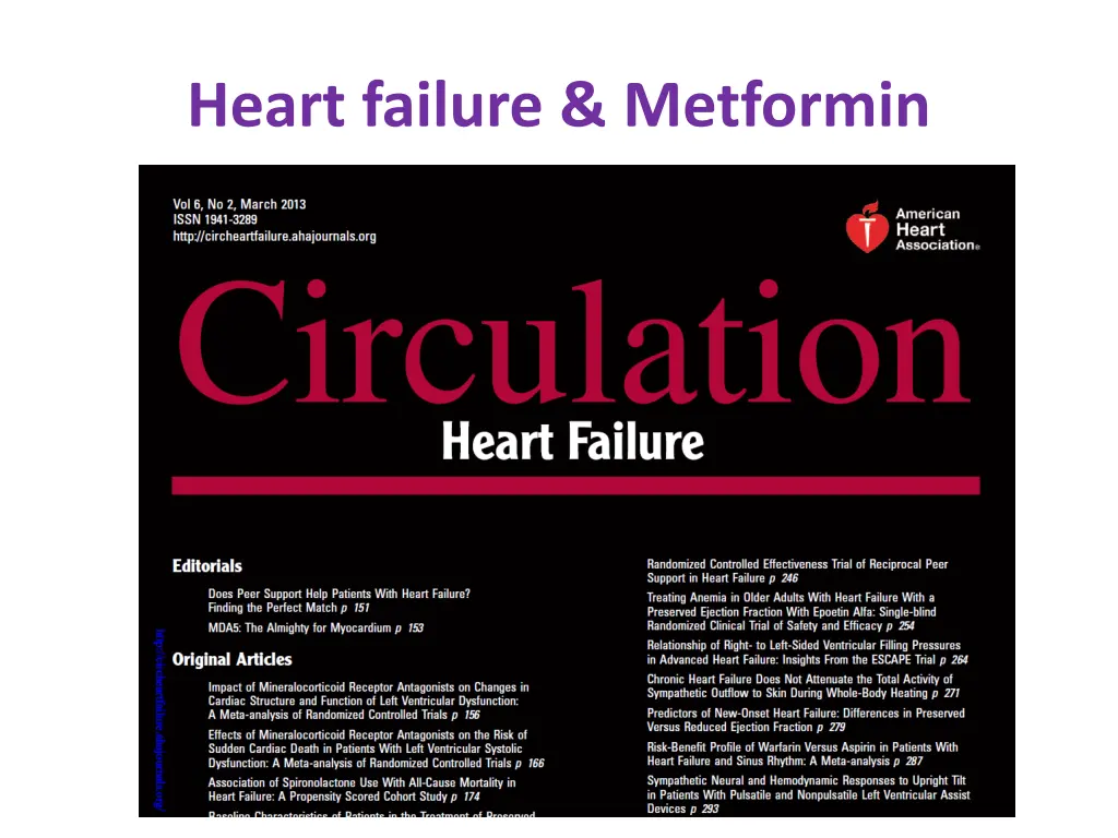 heart failure metformin