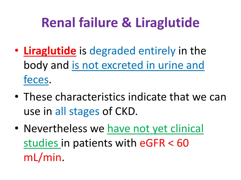 renal failure liraglutide