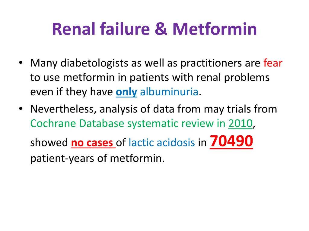 renal failure metformin