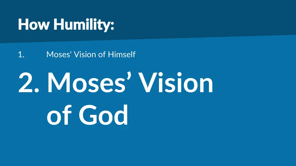 how humility how humility 1