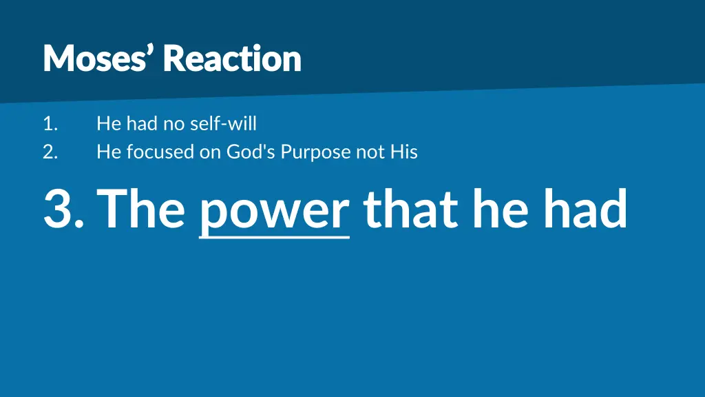 moses reaction moses reaction 2