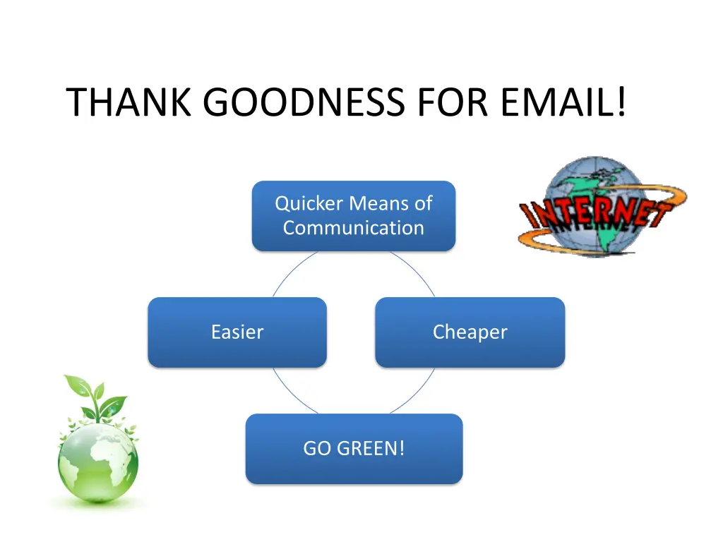 thank goodness for email