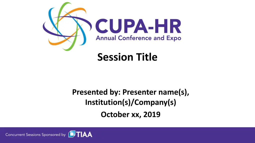 session title