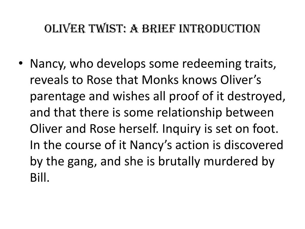 oliver twist a brief introduction 3