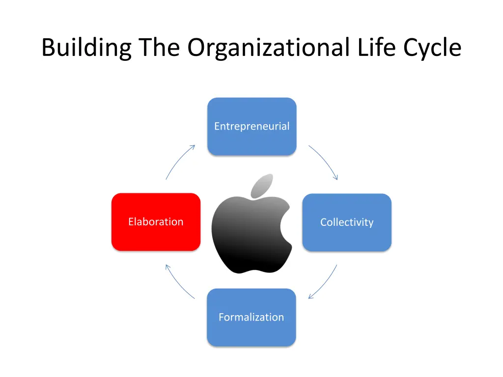 building the organizational life cycle 3