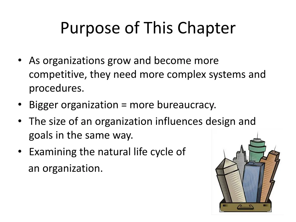 purpose of this chapter
