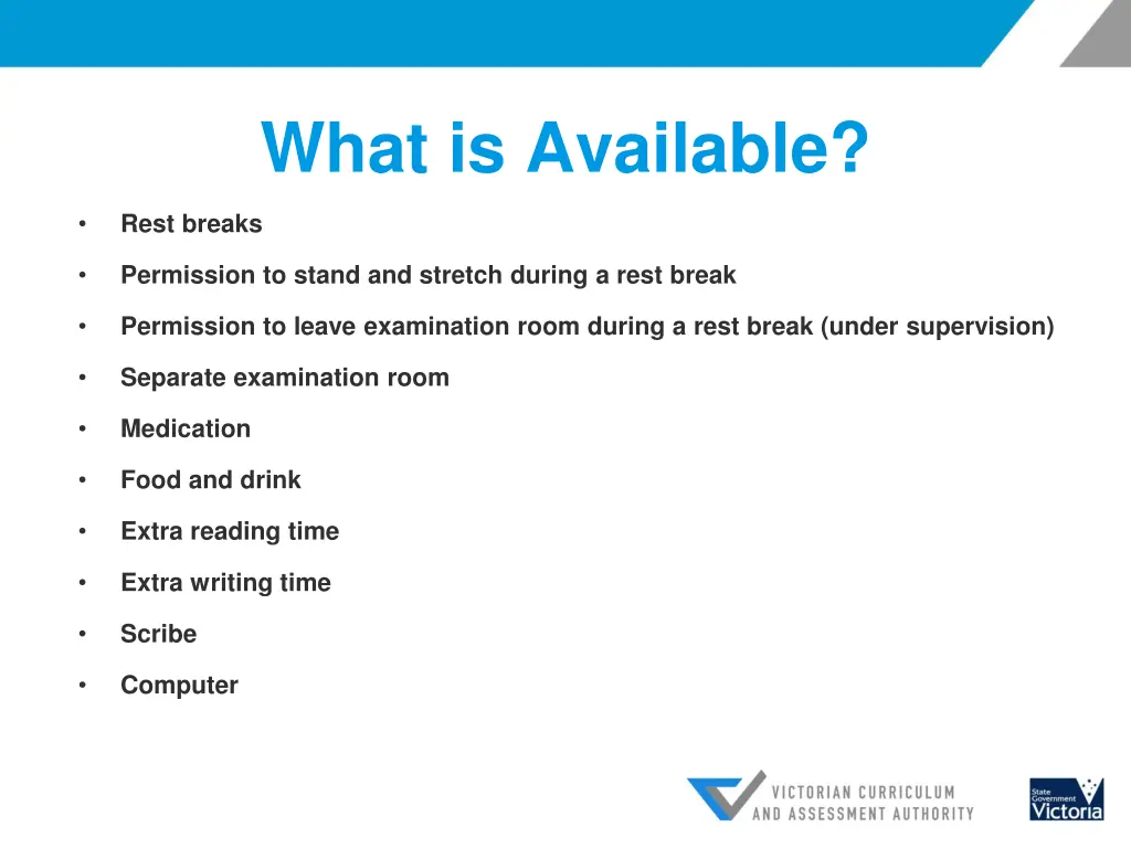 what is available