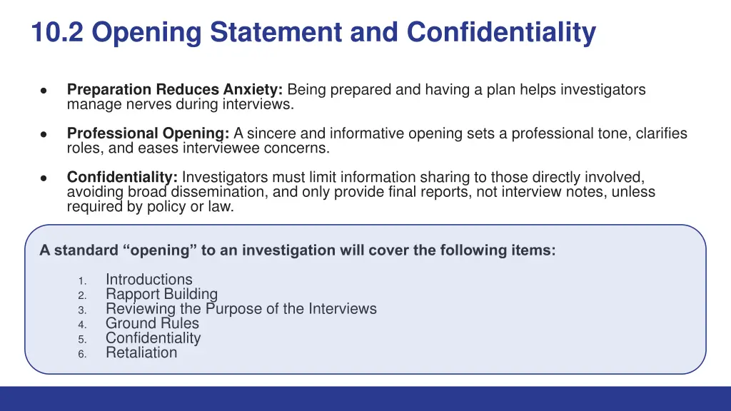 10 2 opening statement and confidentiality