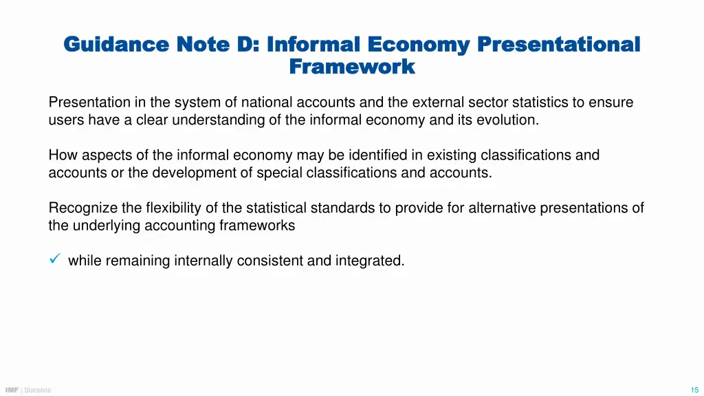 guidance note d informal economy presentational