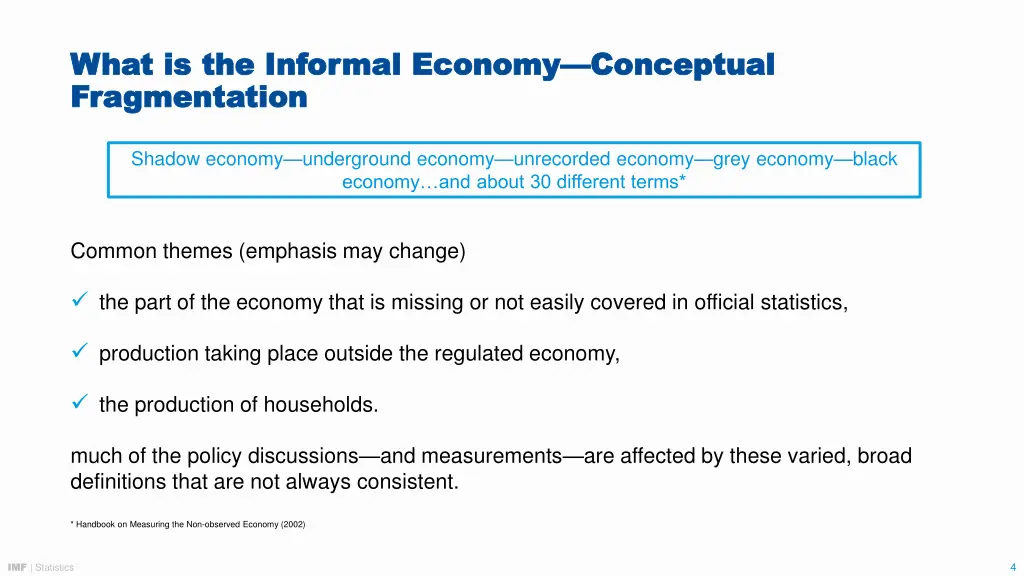 what is the informal economy what is the informal
