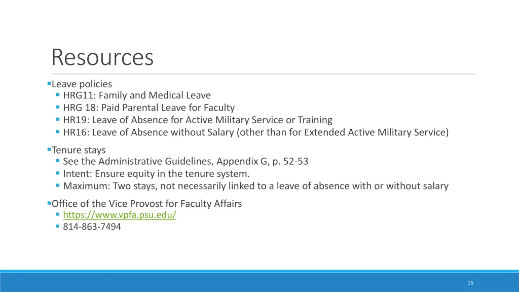 resources