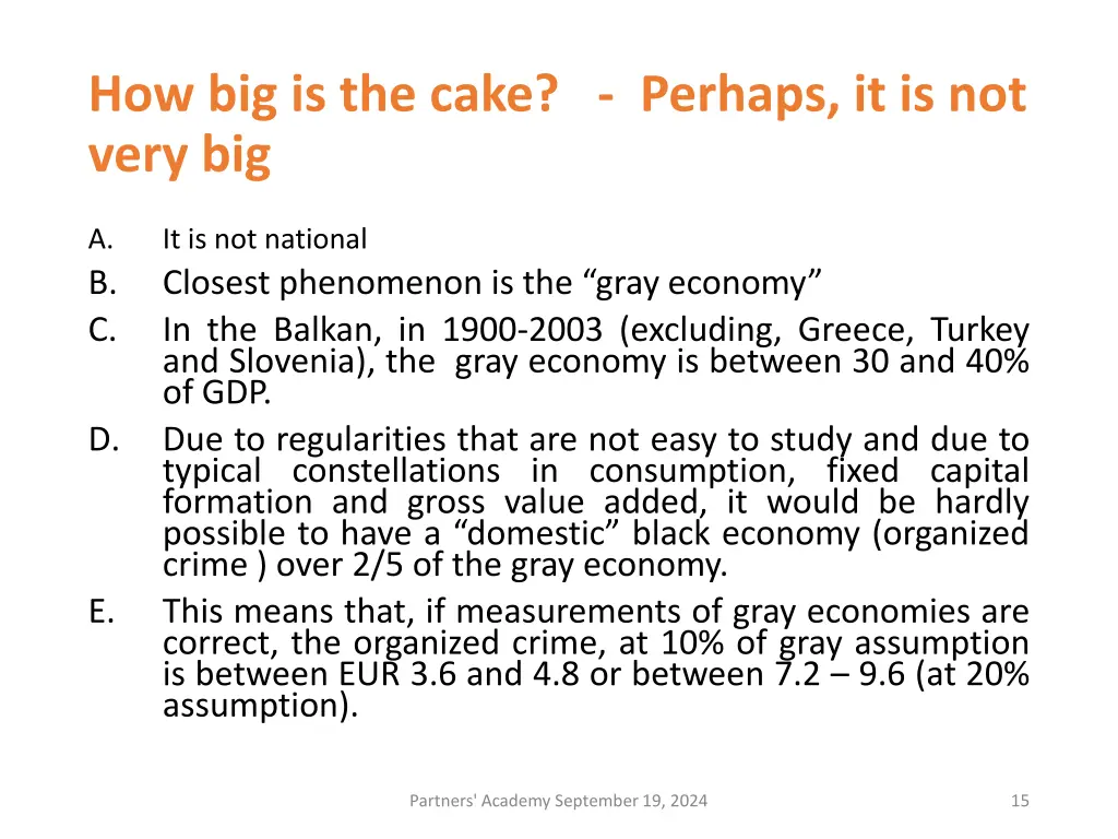 how big is the cake perhaps it is not very big
