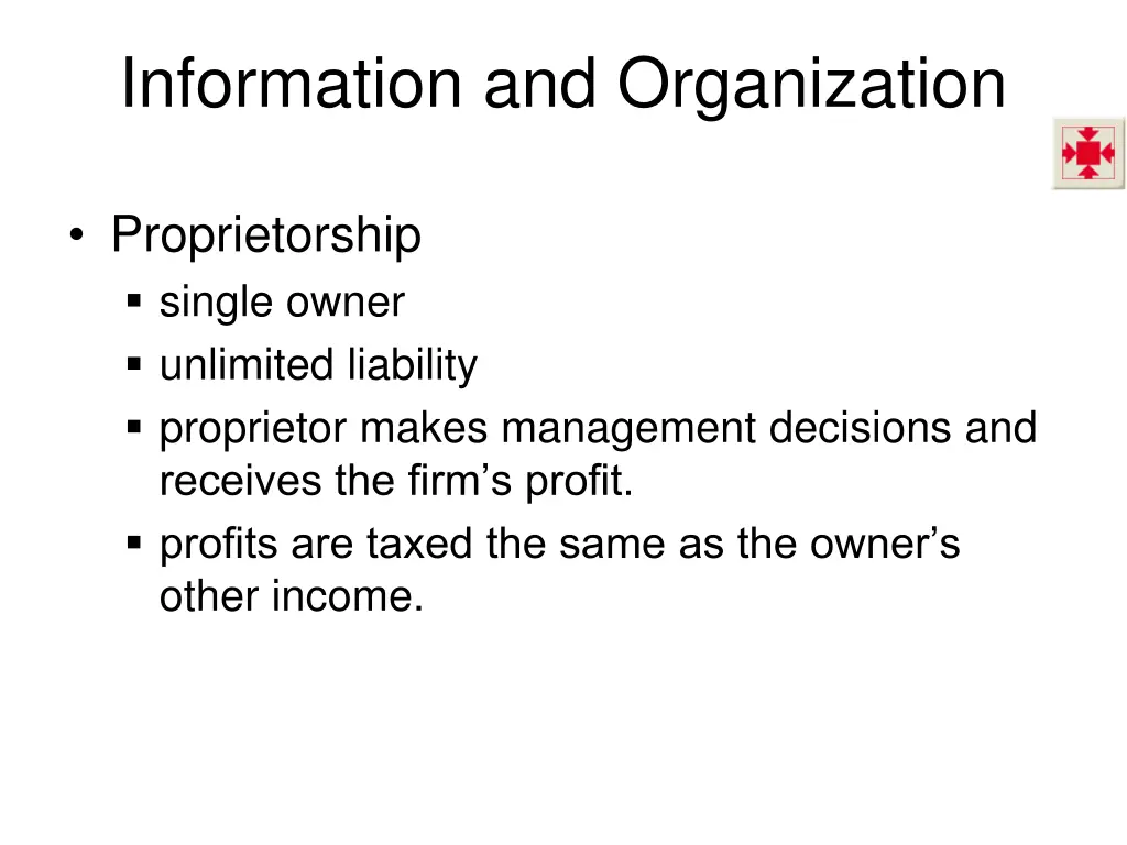 information and organization 1