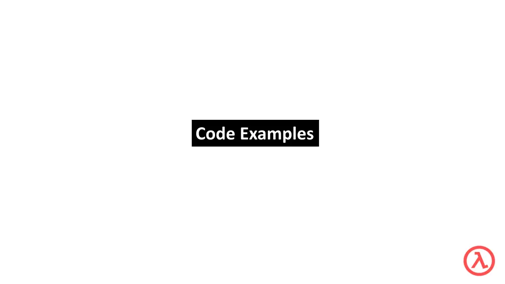 code examples