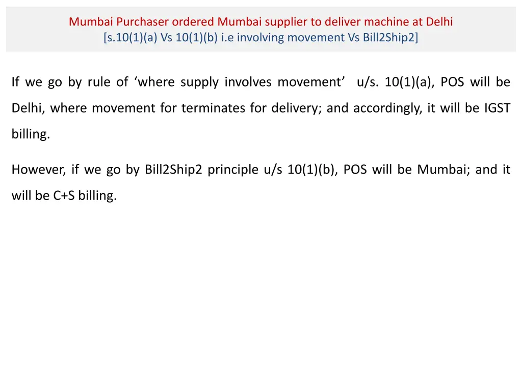 mumbai purchaser ordered mumbai supplier