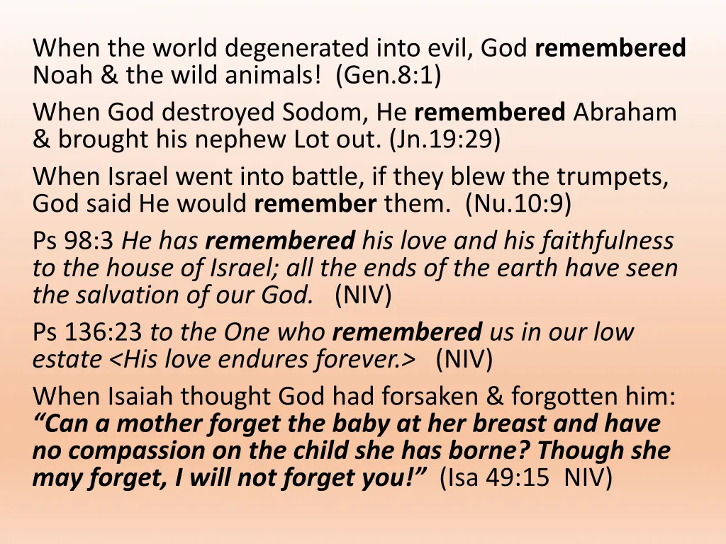 when the world degenerated into evil