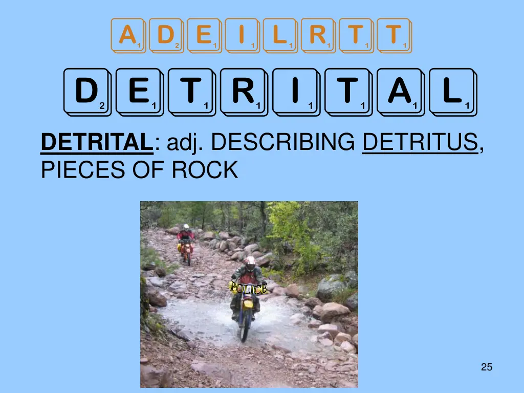 adeilrtt detrital detrital adj describing