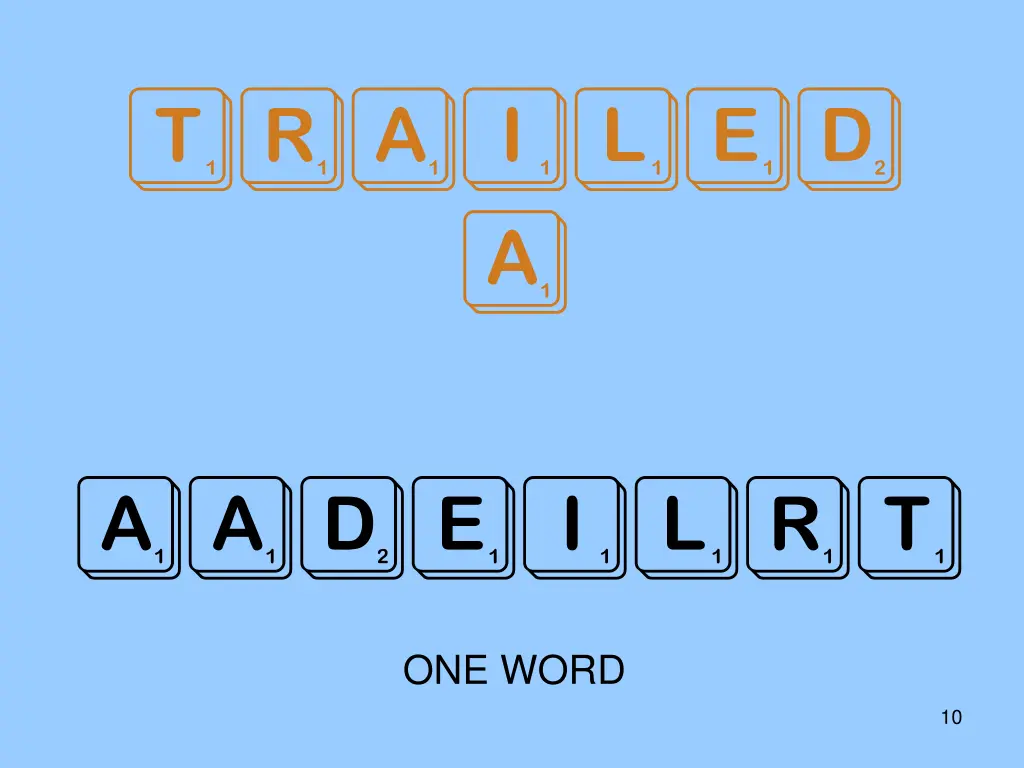 trailed a