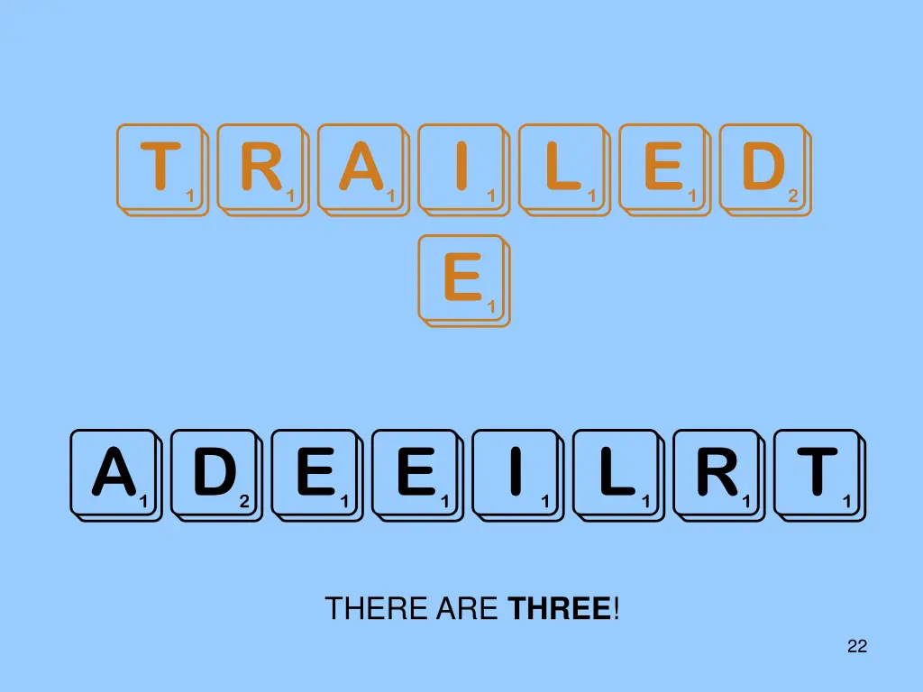 trailed e