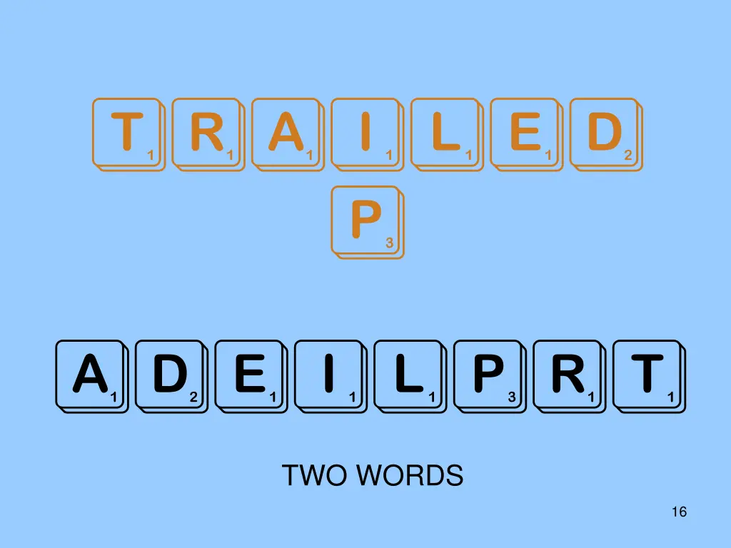 trailed p