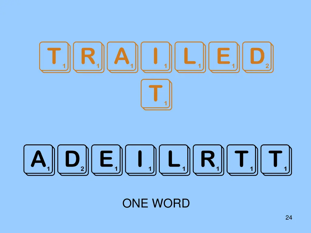 trailed t