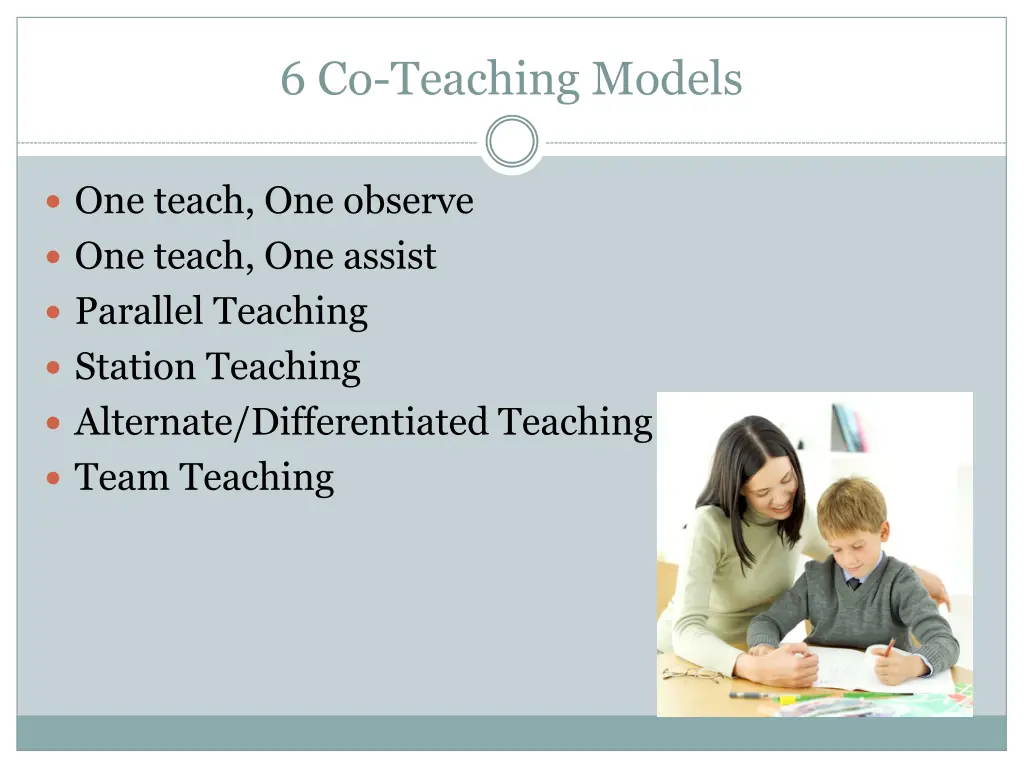 6 co teaching models