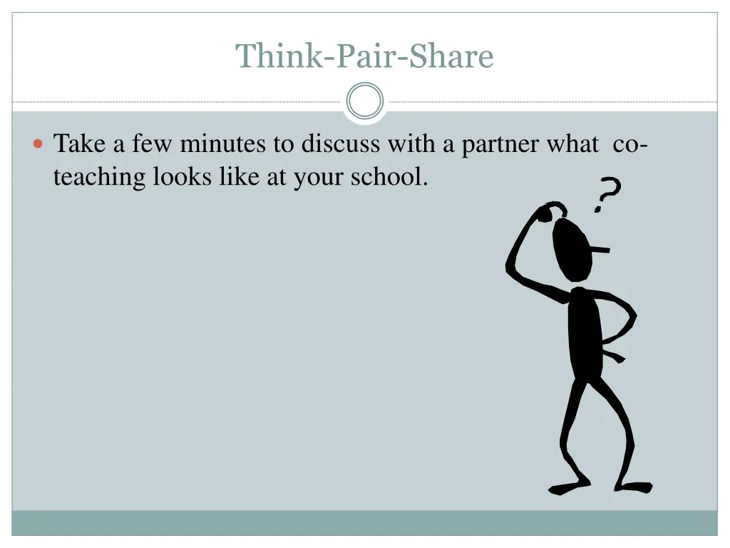 think pair share 1