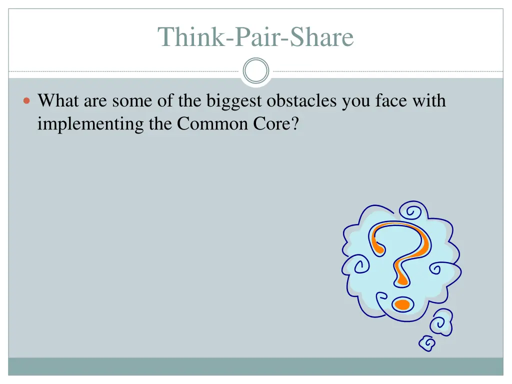 think pair share