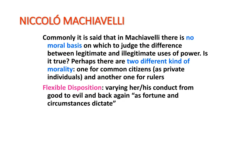 niccol niccol machiavelli machiavelli 1