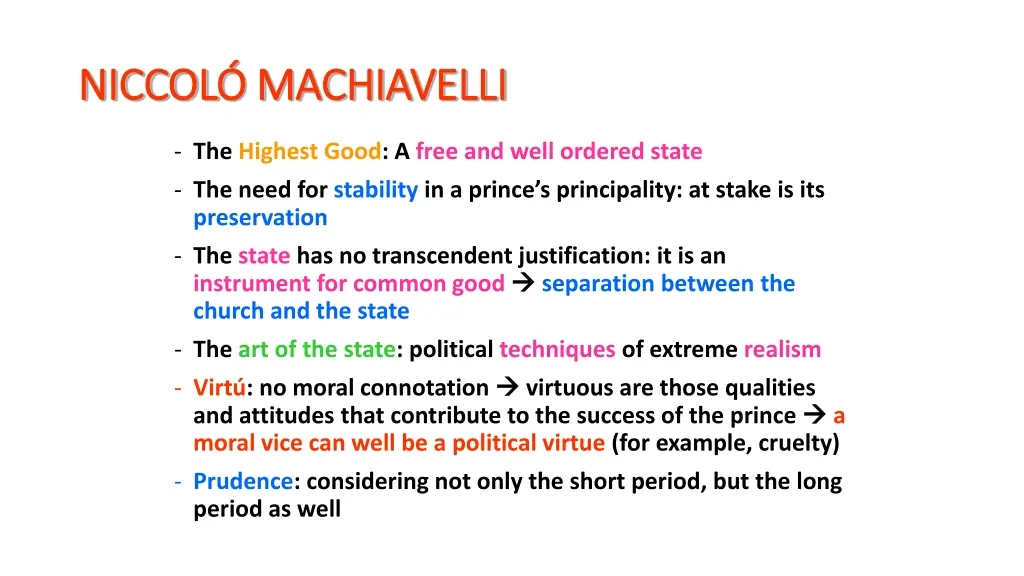 niccol niccol machiavelli machiavelli