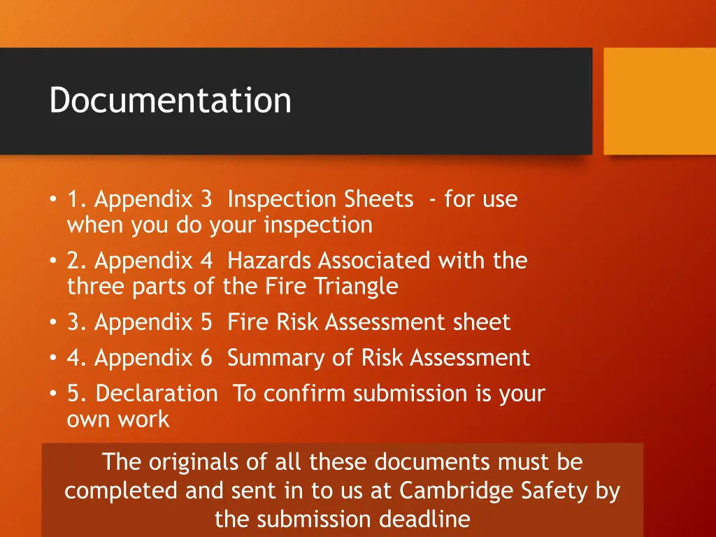 documentation